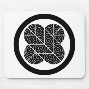 Japanese Family Crest KAMON Symbol Mouse Pad