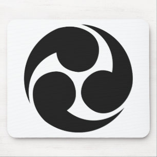 Japanese Family Crest KAMON Symbol Mouse Pad