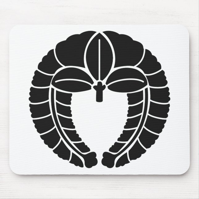 Japanese Family Crest (KAMON) Symbol Mouse Pad (Front)