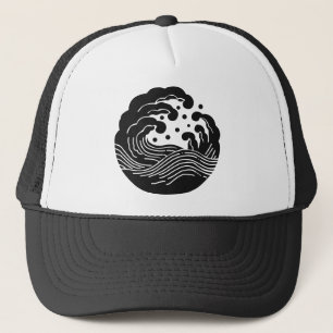 Japanese Family Crest KAMON Symbol Trucker Hat