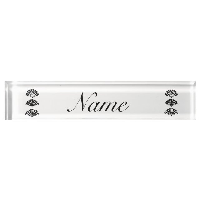 Japanese Fans Thunder_Cove  Nameplate (Front)