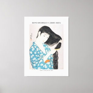 Japanese Female beauties - Goyō Hashiguchi Canvas Print