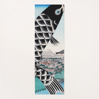 JAPANESE FISH AND WAVE YOGA MAT