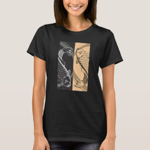 Japanese Fish Couple Spiritual Asian Culture T-Shirt