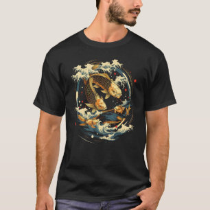 Japanese Fish Koi Japanese Art Graphic Tees for Me