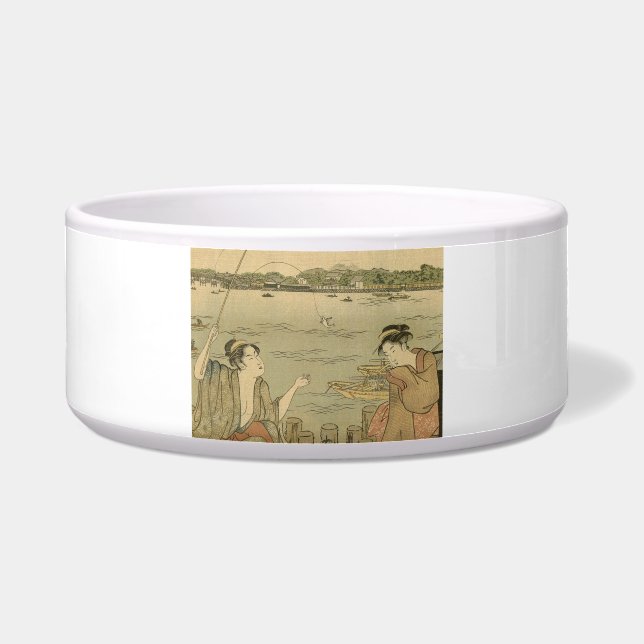 Japanese Fishing Woodblock Fishermen (Front)