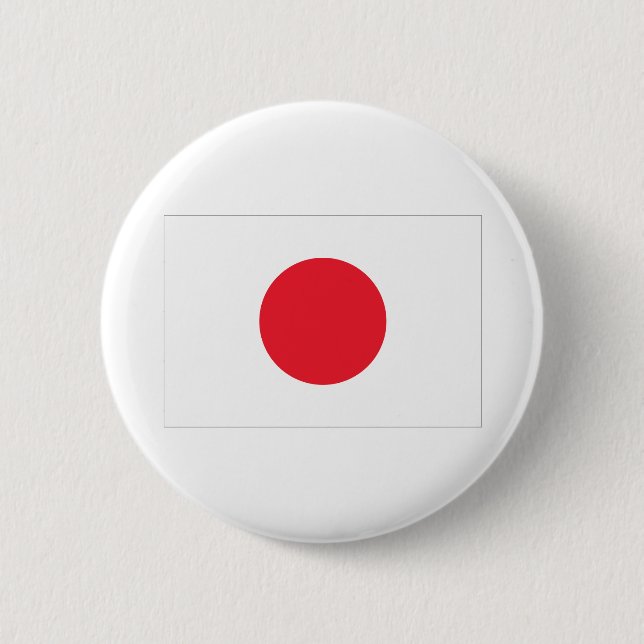 Japanese Flag 2 Inch Round Button (Front)