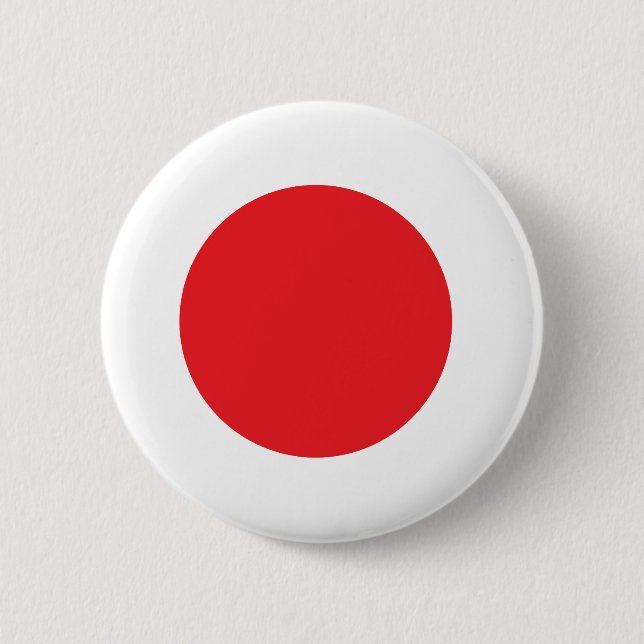Japanese flag 2 inch round button (Front)