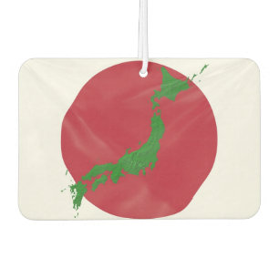 Japanese flag air freshener