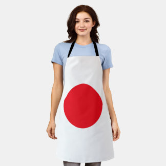 Japanese flag apron