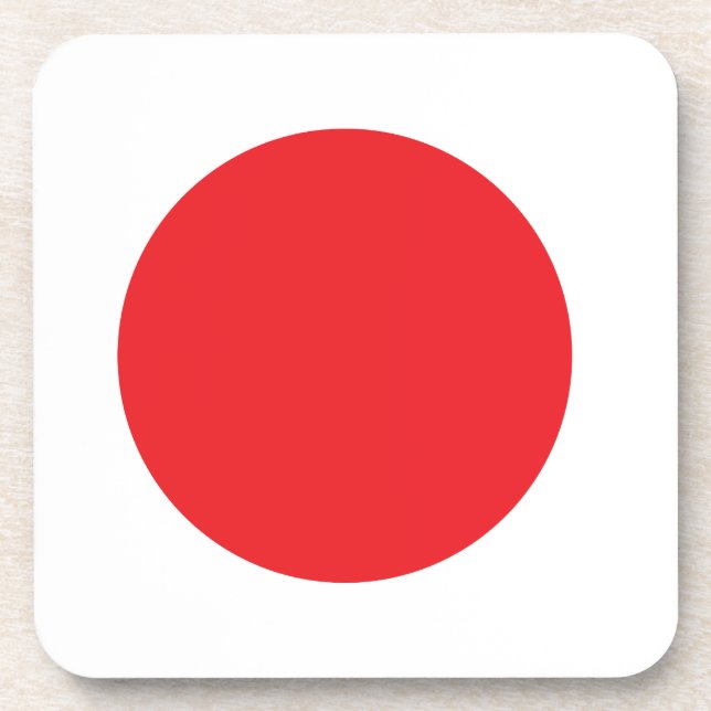 Japanese flag coaster (Front)