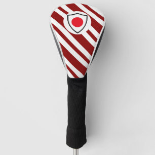 Japanese flag golf head cover