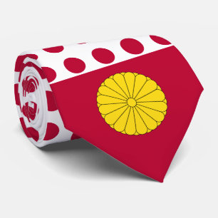 Japanese Flag & Imperial Seal, Flag of Japan Tie