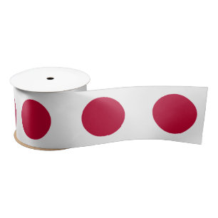 Japanese Flag & Japan travel, holiday/sports Satin Ribbon