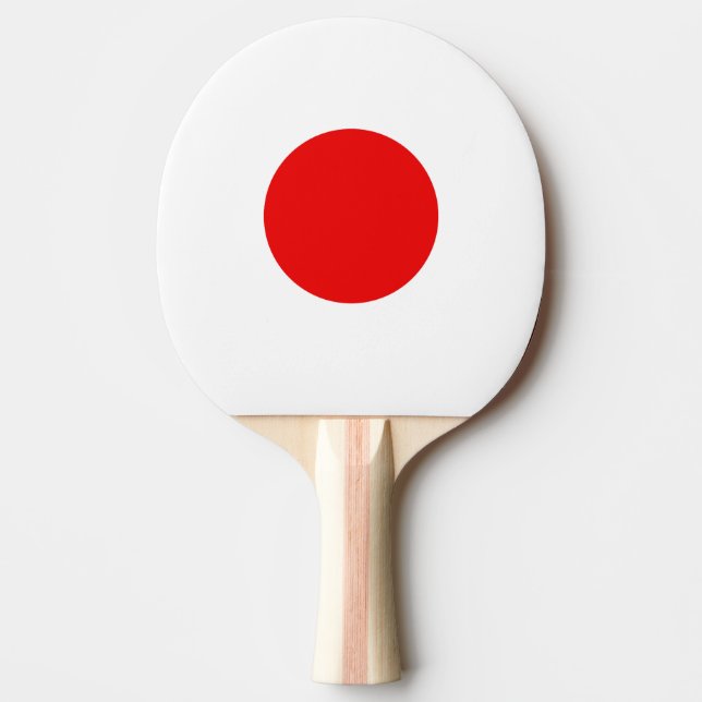 Japanese flag ping pong paddle for tabletennis (Front)