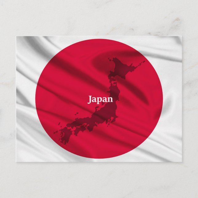Japanese Flag Postcard (Front)