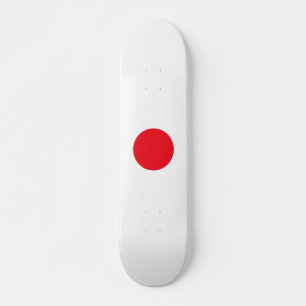 Japanese flag skateboard