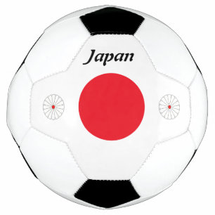 Japanese flag soccer ball