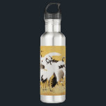 Japanese Flock Cranes Vintage Bird Rich Classic 710 Ml Water Bottle<br><div class="desc">This image is based on the Japanese flock of cranes (18th century) vintage painting by Ishida Yutei. Original public domain image from the Minneapolis Institute of Art.</div>