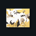 Japanese Flock Cranes Vintage Bird Rich Classic Canvas Print<br><div class="desc">This beautiful bird image is based on the Japanese flock of cranes (18th century) vintage painting by Ishida Yutei. Original public domain image from the Minneapolis Institute of Art.</div>