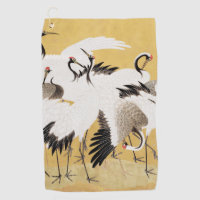 Japanese Flock Cranes Vintage Bird Rich Classic
