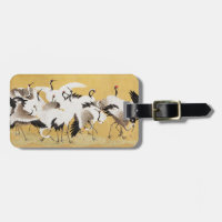 Japanese Flock Cranes Vintage Bird Rich Classic