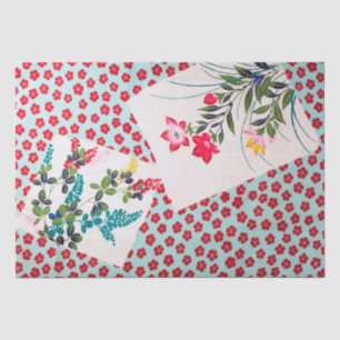 Japanese Floral Design Tissue Paper
