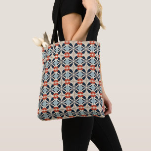 Japanese Floral Pattern Tote Bag
