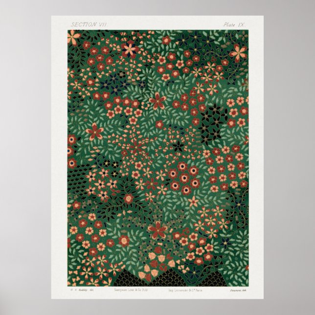 Japanese Floral Print Pattern from Section VII Pla (Front)