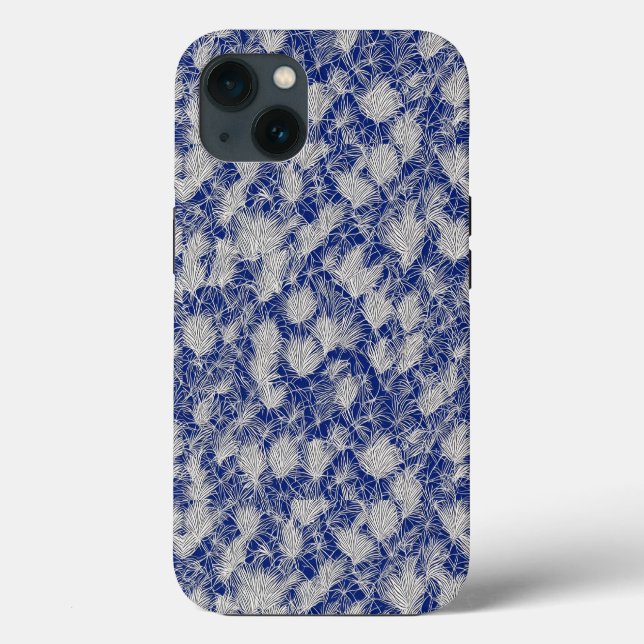 Japanese flower and grass pattern Case-Mate iPhone case (Back)
