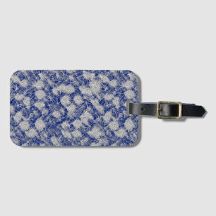 Japanese flower and grass pattern luggage tag