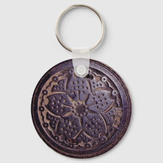 japanese flower cover keychain