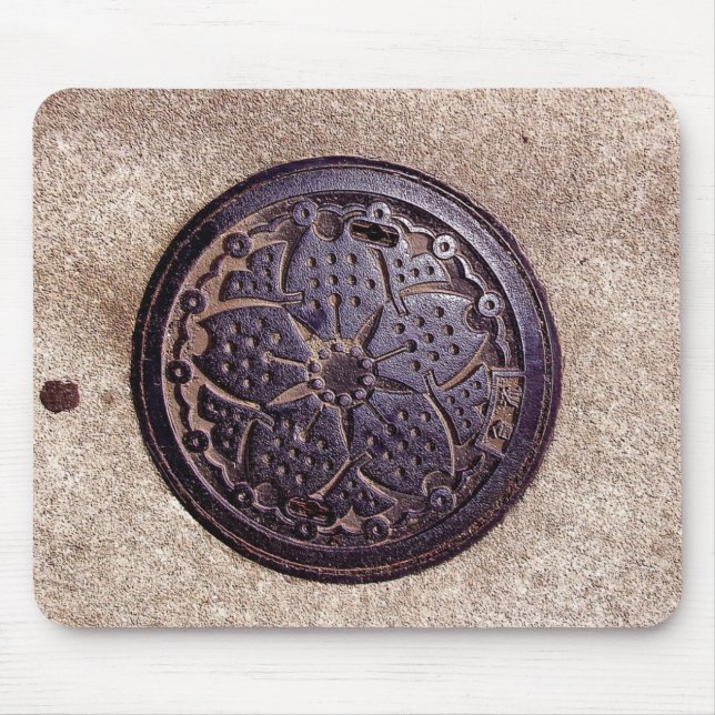 japanese flower utility covr mouse pad (Front)