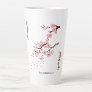 Japanese Flowering Cherry coffee with milk Latte Mug