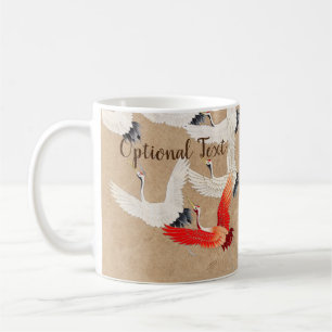 Japanese Flying Cranes Coffee Mug