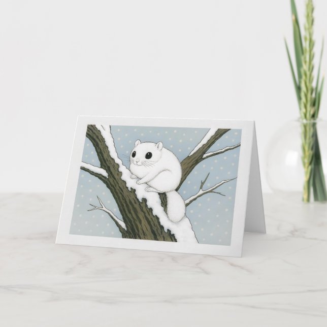Japanese Flying Squirrel - Christmas Card (Front)