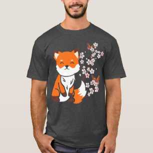 Japanese Fo Cherry Blossom Art Sakura Retro  T-Shirt
