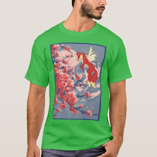 Japanese Fo Cherry Blossom Sakura Flower Vintage W T-Shirt
