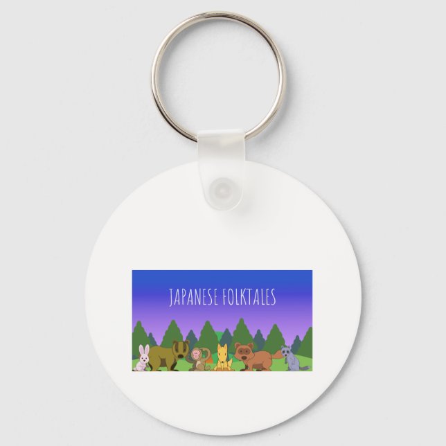 JAPANESE FOLKTALES KEYCHAIN (Front)
