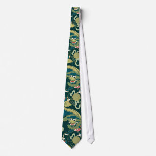 Japanese Foo Dog Tattoo Art Tie
