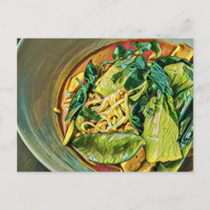 Japanese Food Art Postcard