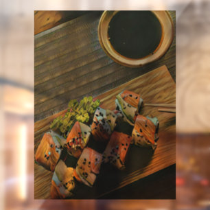 Japanese food sushi lover window cling