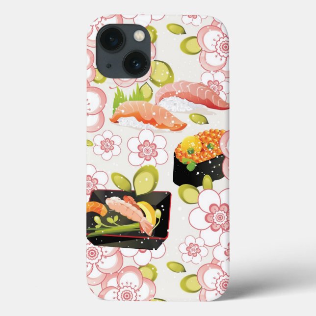 Japanese Food: Sushi Pattern 2 Case-Mate iPhone Case (Back)