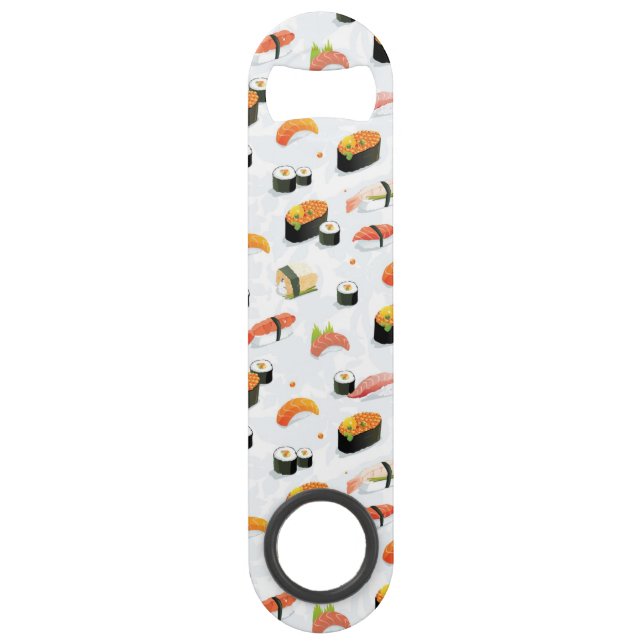 Japanese Food: Sushi Pattern Bar Key (Front)