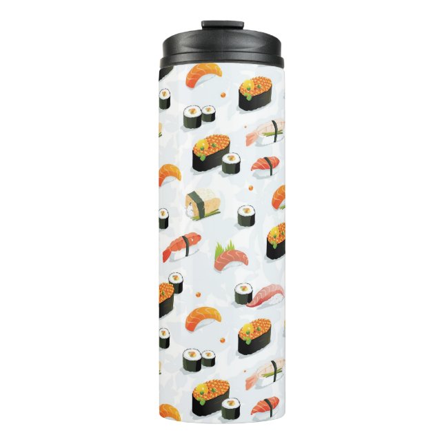 Japanese Food: Sushi Pattern Thermal Tumbler (Front)