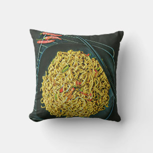 Japanese Foodie lovers Throw Pillow