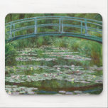 Japanese Footbridge Claude Monet French Art Mouse Pad<br><div class="desc">Impressionist Cityscape Painting by Claude Monet - Classic Masterpieces - Claude Monet's Impressionist Painting Series - The Japanese Footbridge</div>