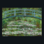 Japanese Footbridge Claude Monet French Art Poster<br><div class="desc">Impressionist Cityscape Painting by Claude Monet - Classic Masterpieces - Claude Monet's Impressionist Painting Series - The Japanese Footbridge</div>