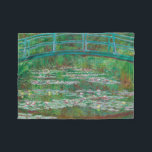 Japanese Footbridge Claude Monet Impressionist Fleece Blanket<br><div class="desc">The Japanese Footbridge oil on canvas painting by Claude Monet,  1899.</div>