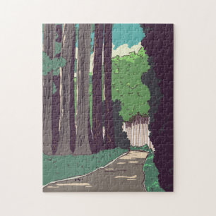 Japanese Forest Jigsaw Puzzle